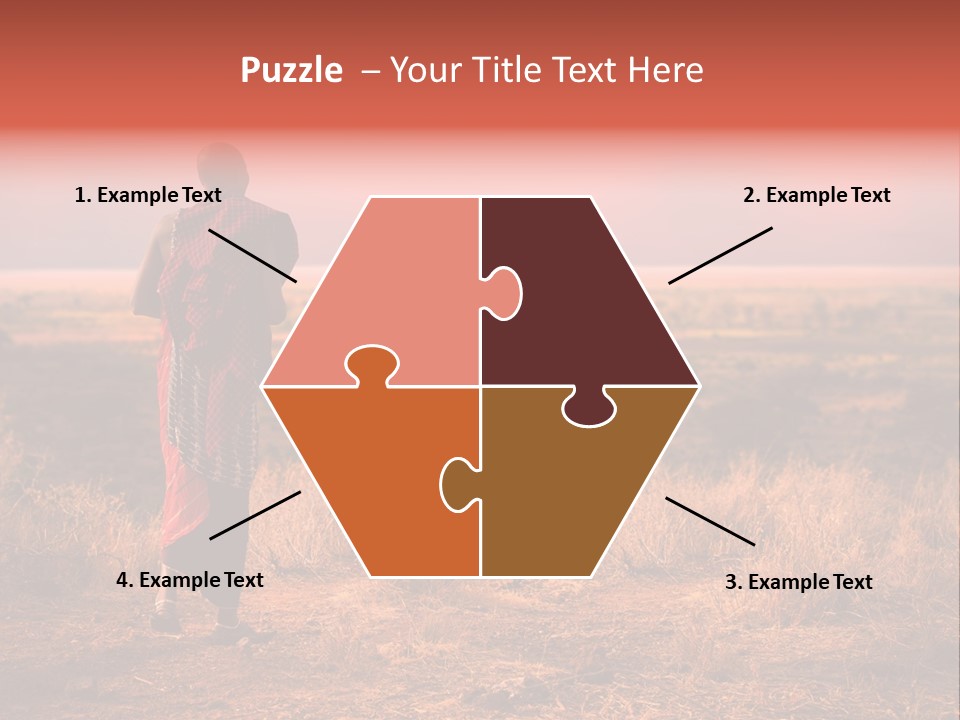 Summer Leisure Meditating PowerPoint Template