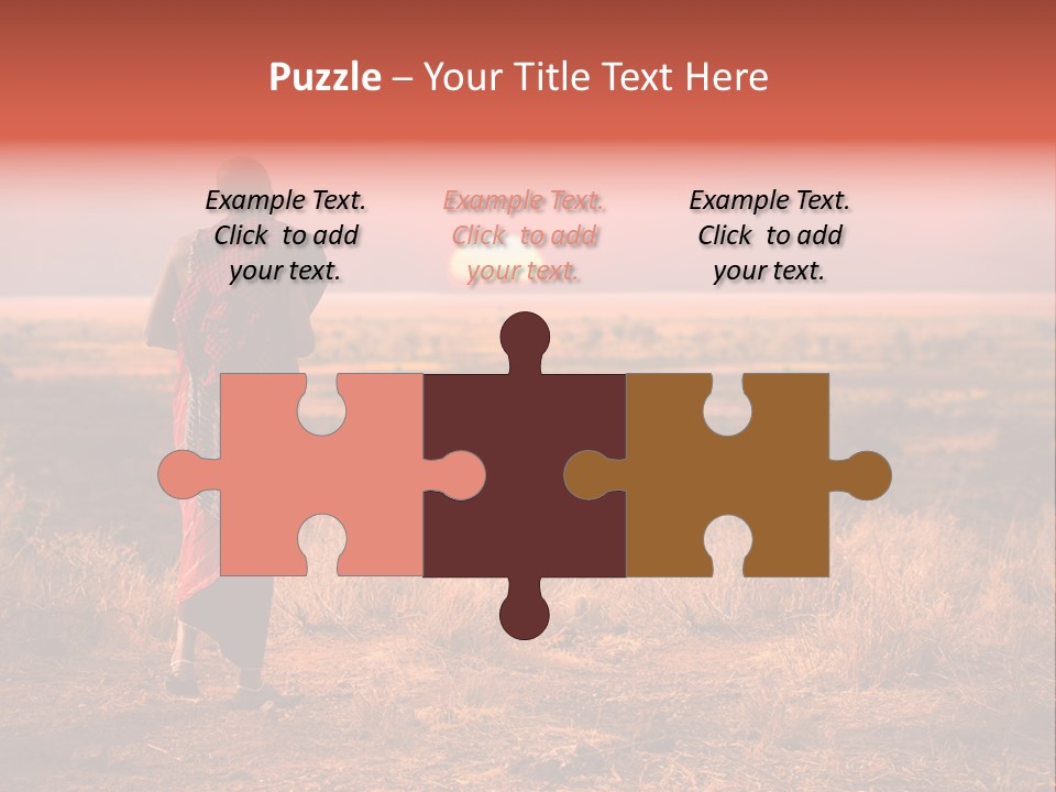 Summer Leisure Meditating PowerPoint Template