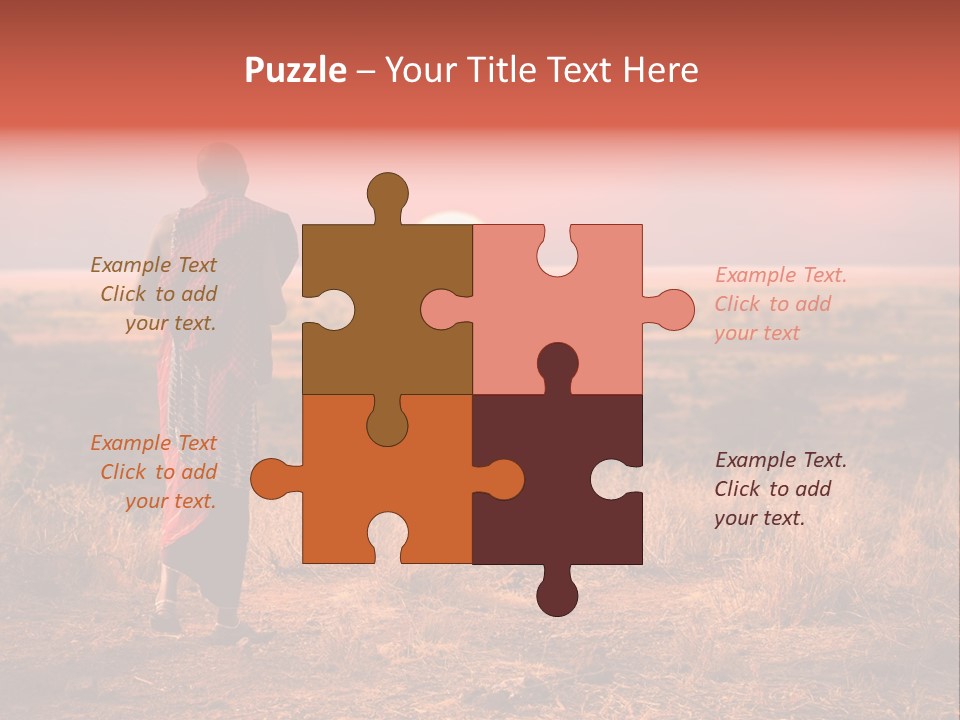 Summer Leisure Meditating PowerPoint Template