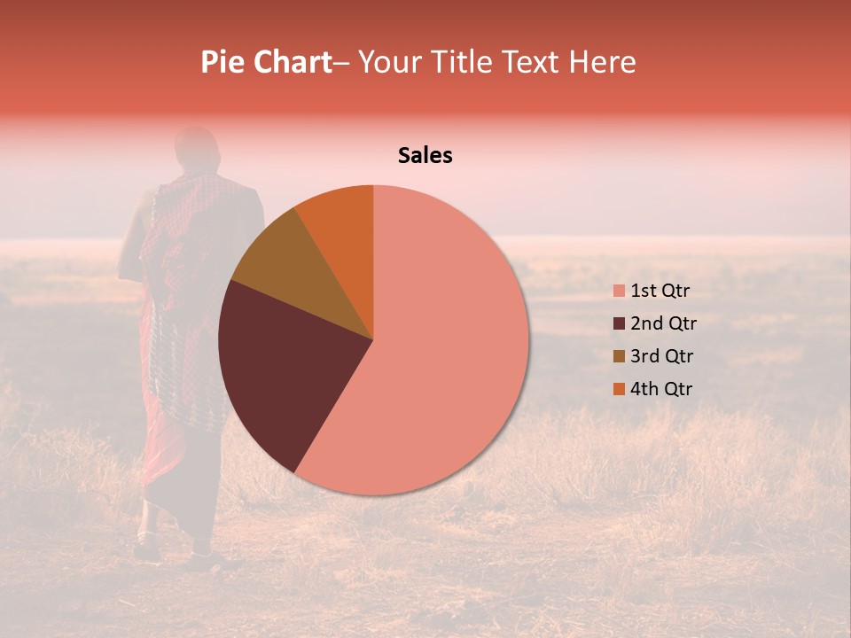 Summer Leisure Meditating PowerPoint Template