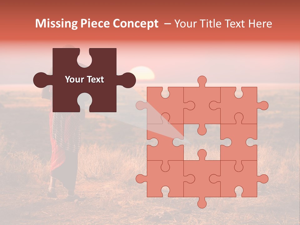 Summer Leisure Meditating PowerPoint Template