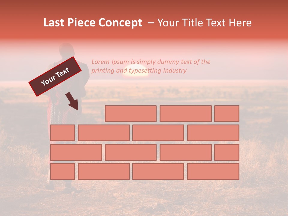 Summer Leisure Meditating PowerPoint Template