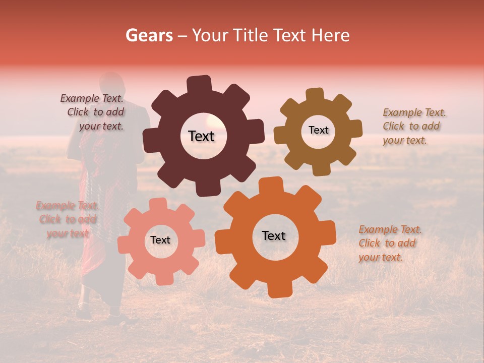 Summer Leisure Meditating PowerPoint Template