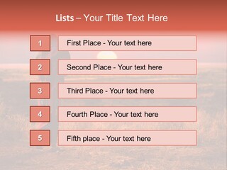 Summer Leisure Meditating PowerPoint Template