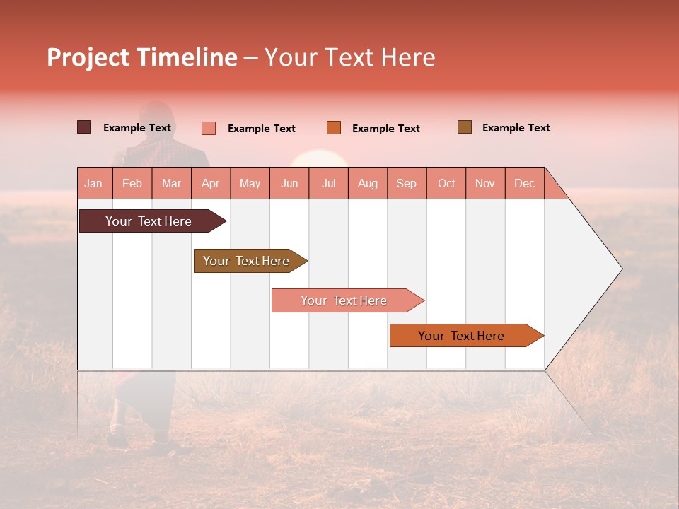 Summer Leisure Meditating PowerPoint Template