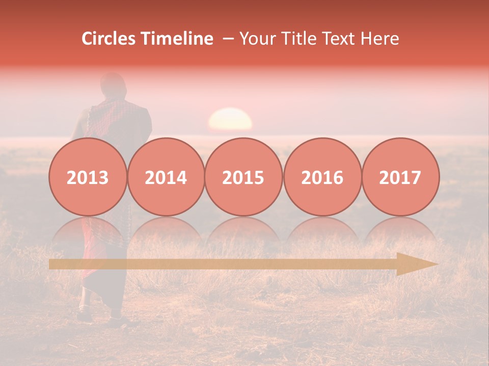 Summer Leisure Meditating PowerPoint Template