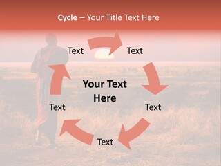 Summer Leisure Meditating PowerPoint Template