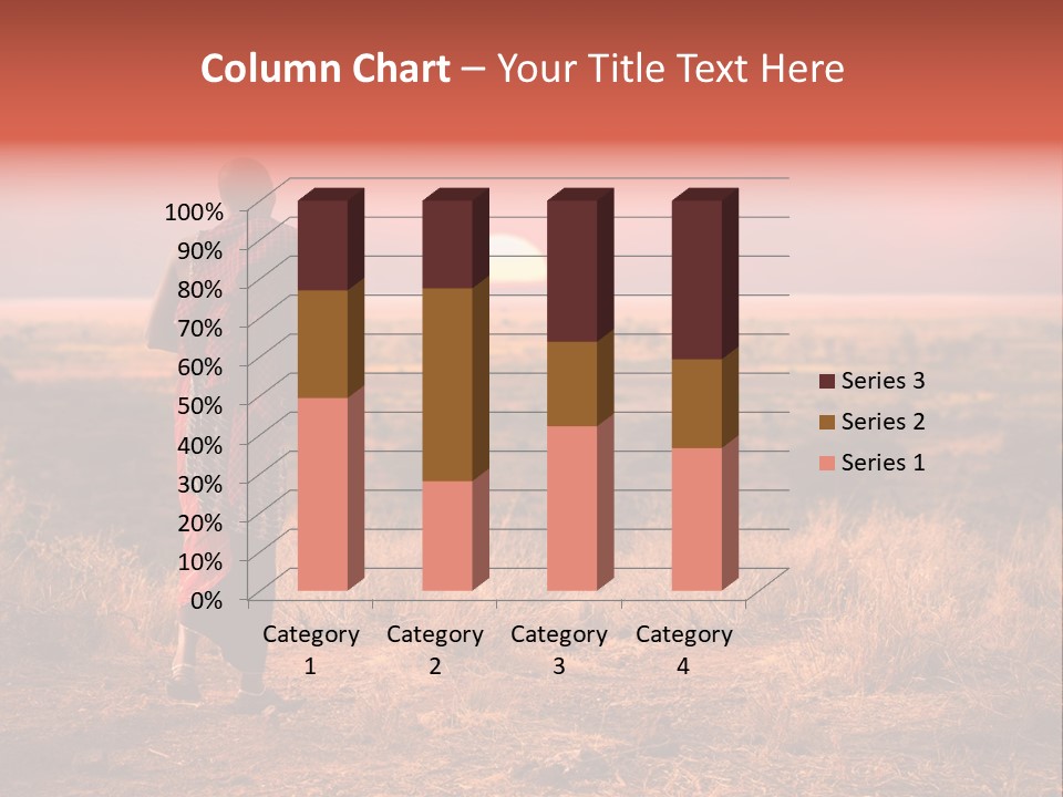 Summer Leisure Meditating PowerPoint Template