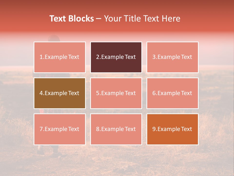 Summer Leisure Meditating PowerPoint Template