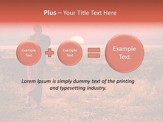 Summer Leisure Meditating PowerPoint Template