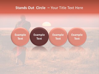 Summer Leisure Meditating PowerPoint Template