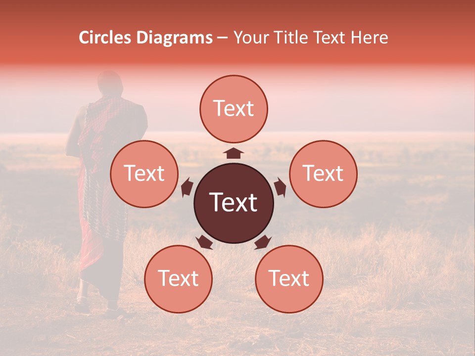 Summer Leisure Meditating PowerPoint Template