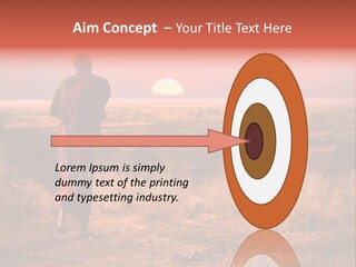 Summer Leisure Meditating PowerPoint Template