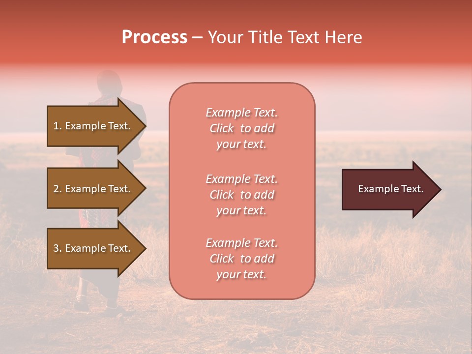 Summer Leisure Meditating PowerPoint Template