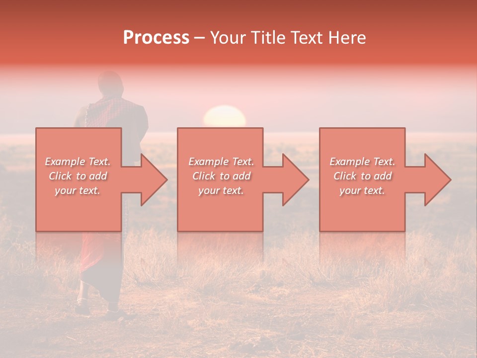 Summer Leisure Meditating PowerPoint Template