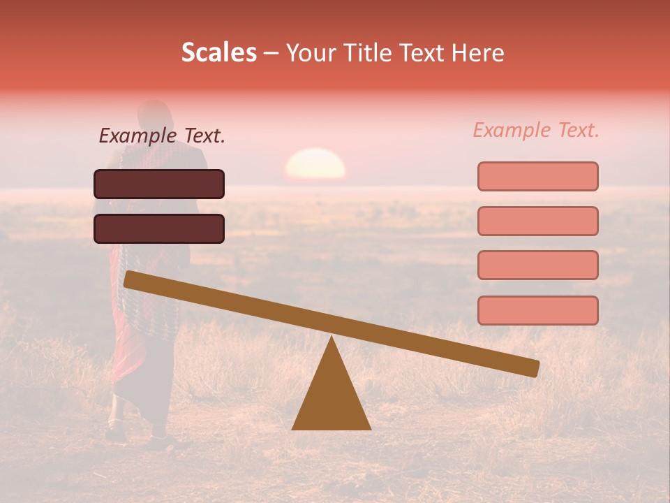 Summer Leisure Meditating PowerPoint Template