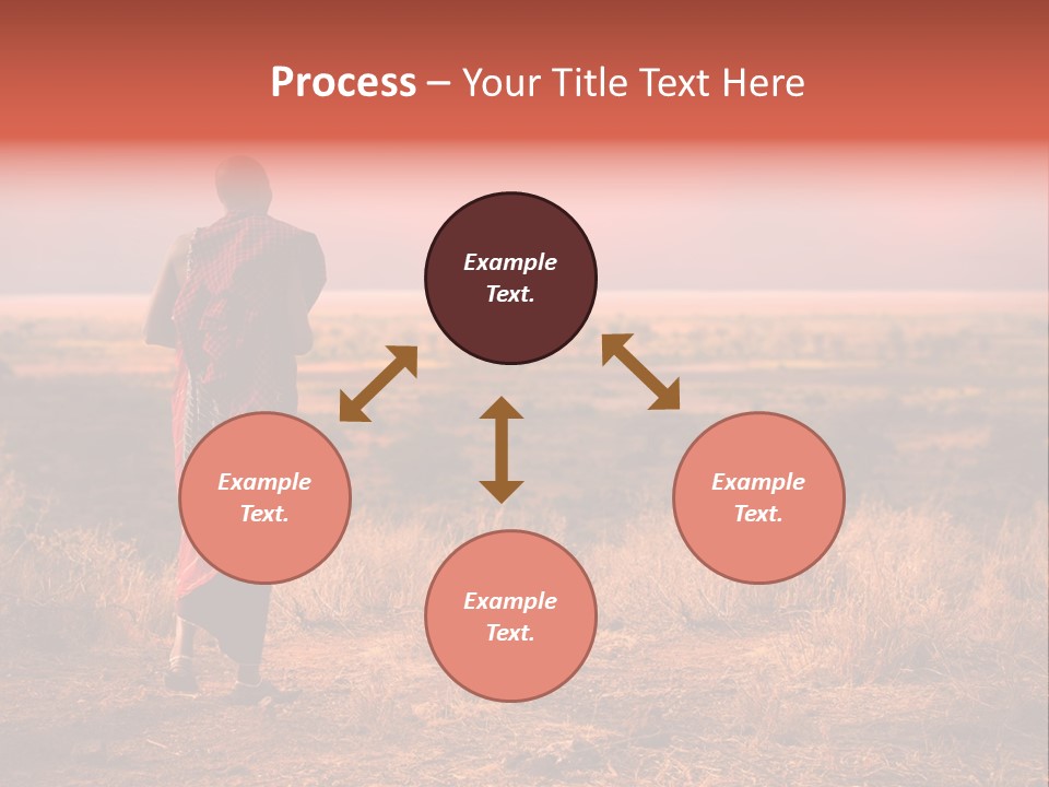 Summer Leisure Meditating PowerPoint Template