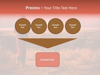 Summer Leisure Meditating PowerPoint Template