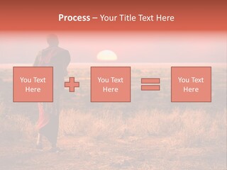 Summer Leisure Meditating PowerPoint Template