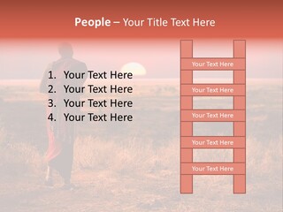 Summer Leisure Meditating PowerPoint Template