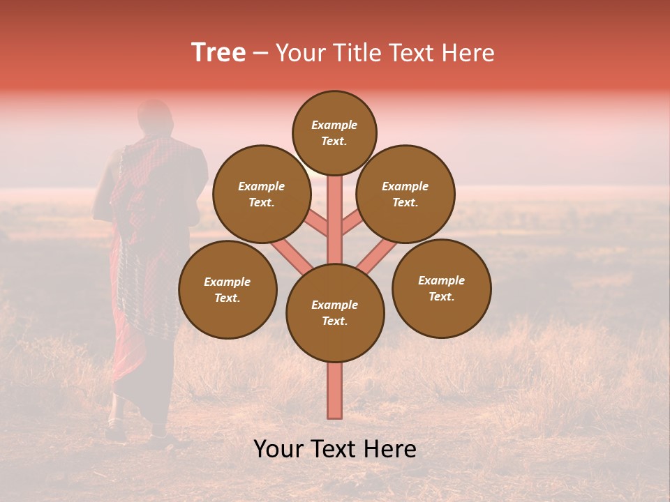 Summer Leisure Meditating PowerPoint Template