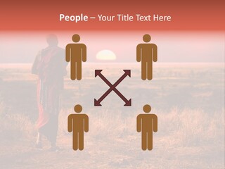Summer Leisure Meditating PowerPoint Template