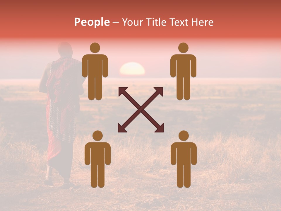 Summer Leisure Meditating PowerPoint Template