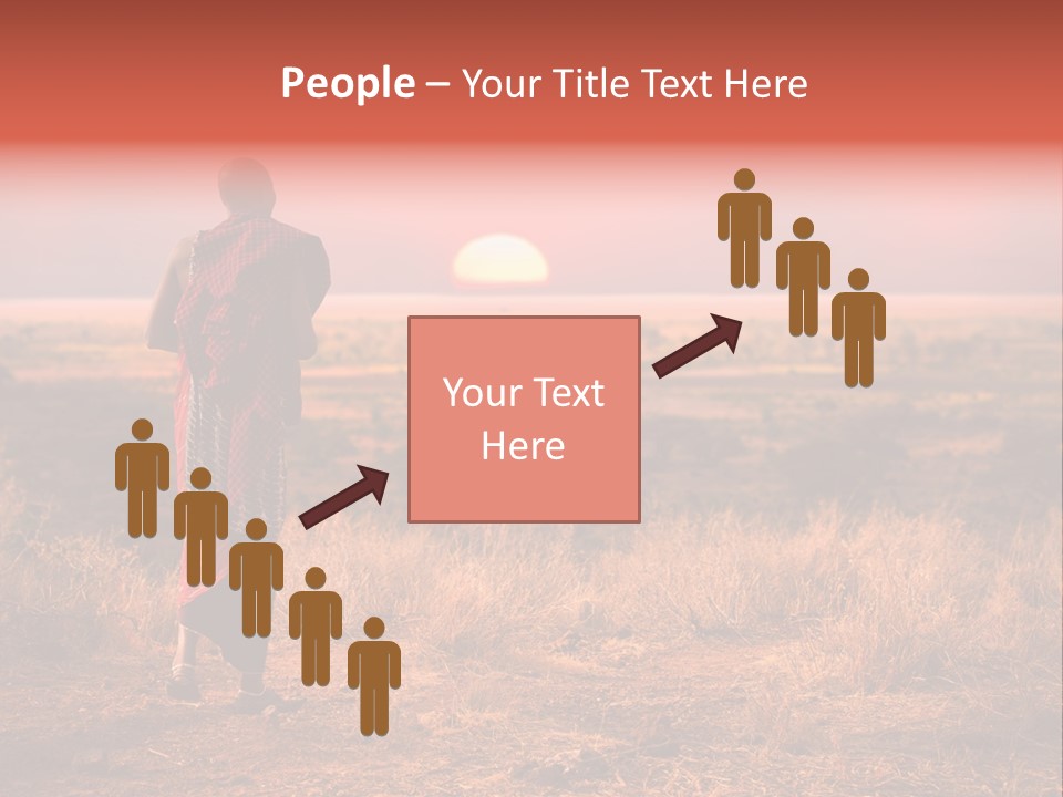 Summer Leisure Meditating PowerPoint Template