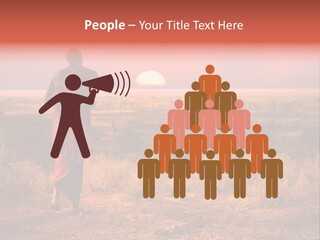 Summer Leisure Meditating PowerPoint Template
