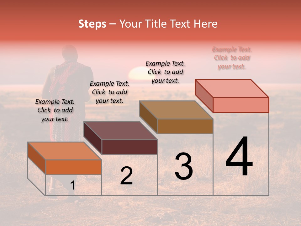 Summer Leisure Meditating PowerPoint Template