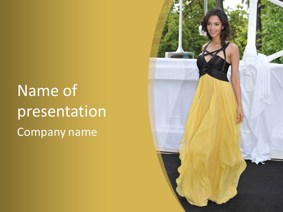 Event Mallika Talent PowerPoint Template