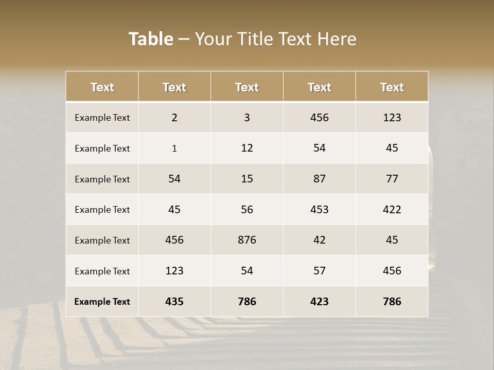 Blade Road Fort PowerPoint Template