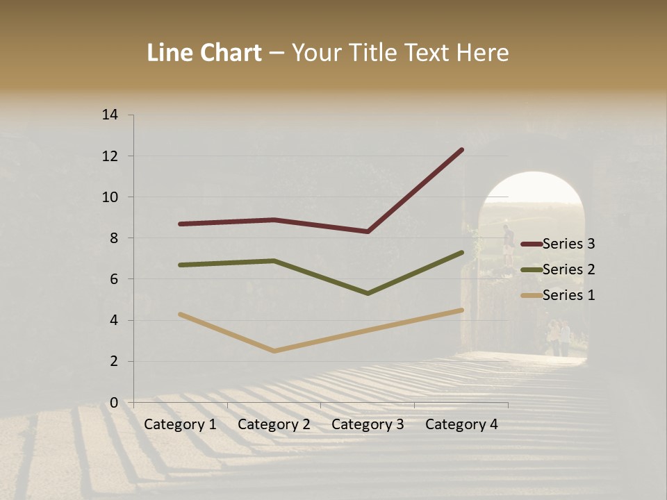 Blade Road Fort PowerPoint Template