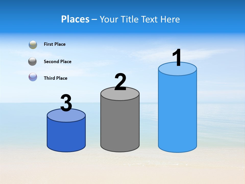 Sunshine Island Landscape PowerPoint Template