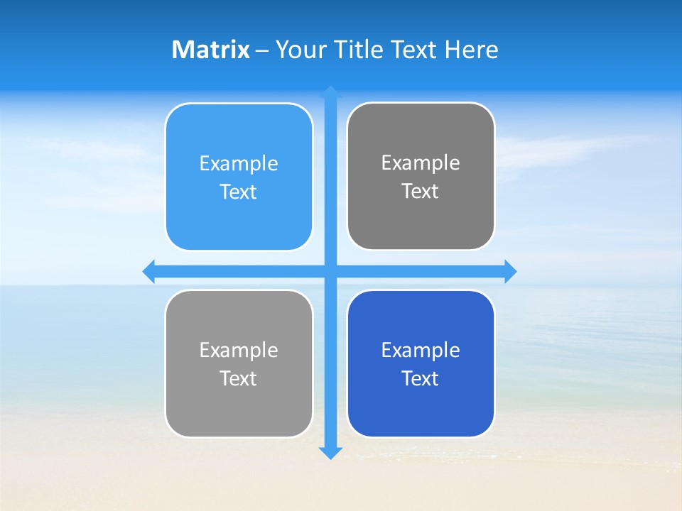 Sunshine Island Landscape PowerPoint Template