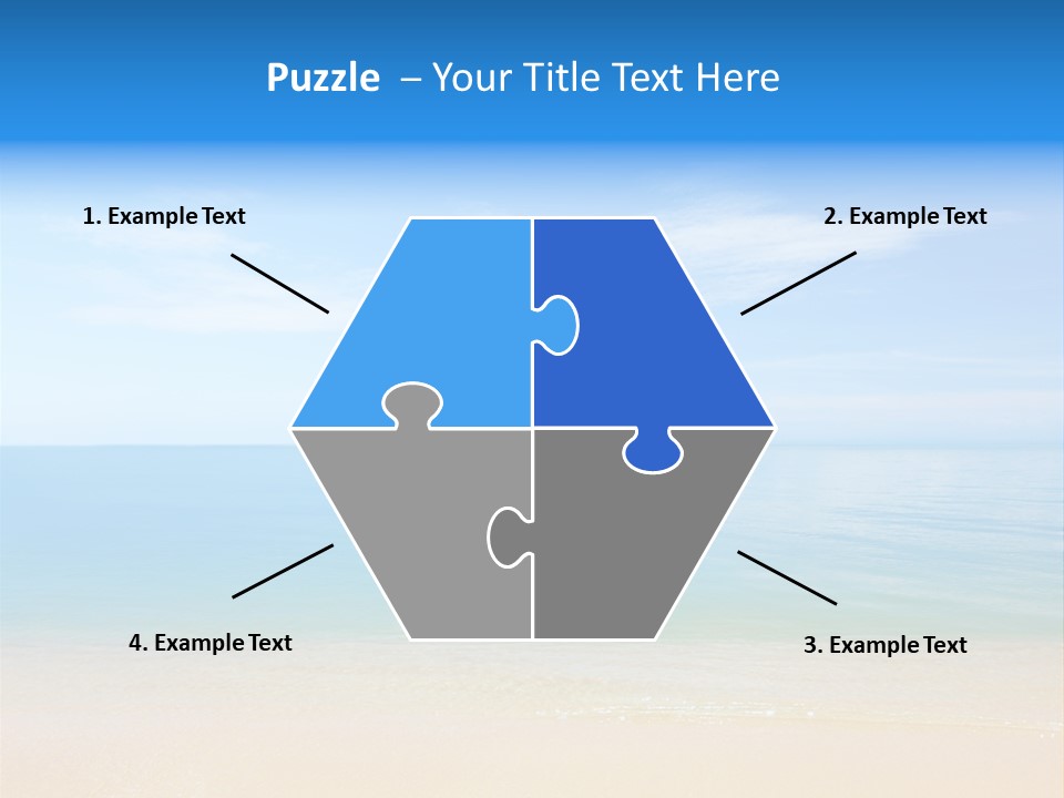 Sunshine Island Landscape PowerPoint Template