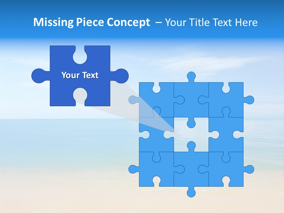 Sunshine Island Landscape PowerPoint Template