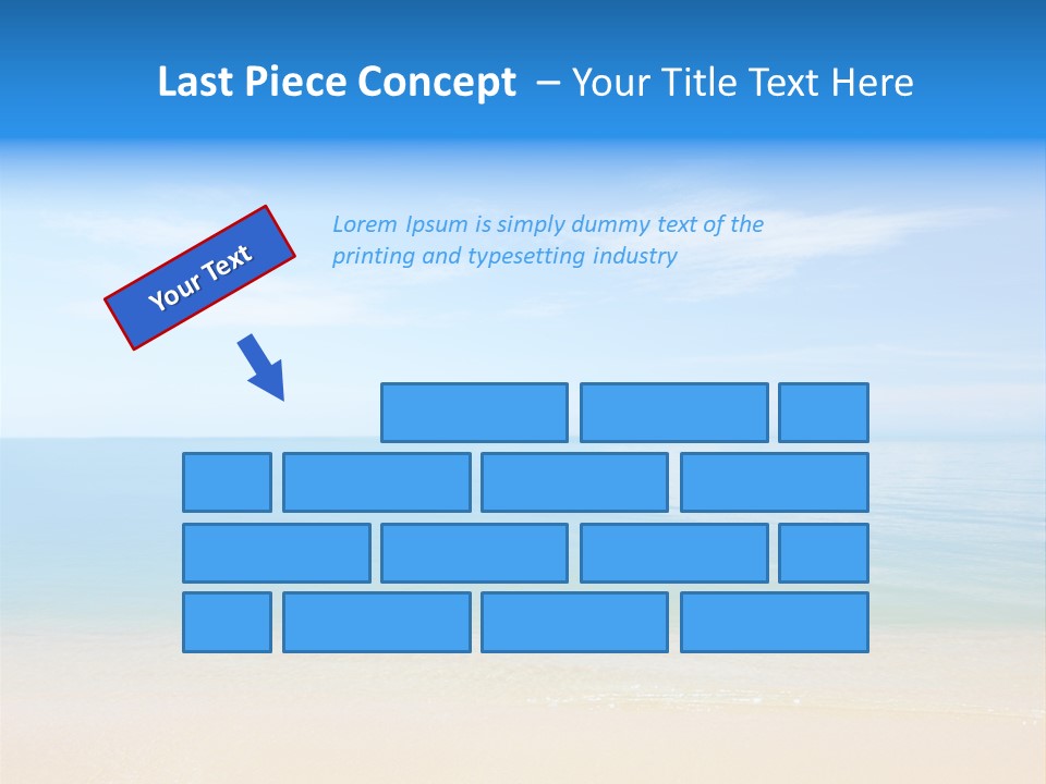 Sunshine Island Landscape PowerPoint Template
