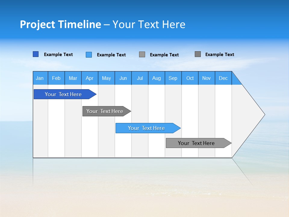 Sunshine Island Landscape PowerPoint Template