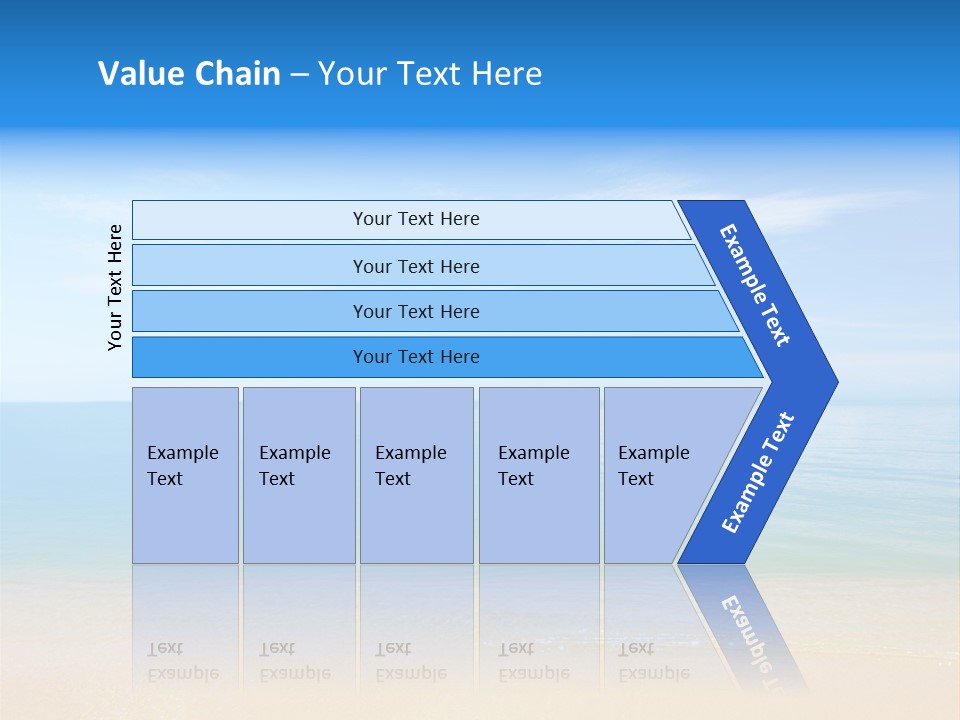 Sunshine Island Landscape PowerPoint Template