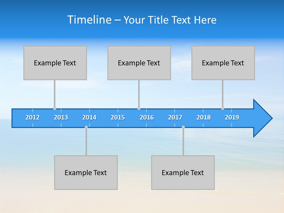 Sunshine Island Landscape PowerPoint Template