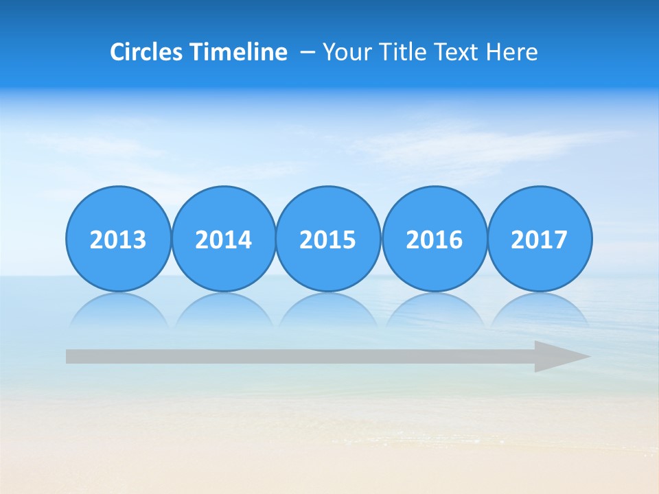 Sunshine Island Landscape PowerPoint Template