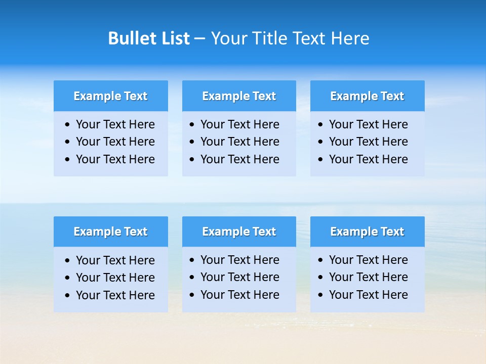 Sunshine Island Landscape PowerPoint Template