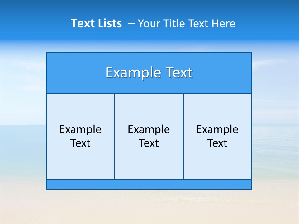 Sunshine Island Landscape PowerPoint Template