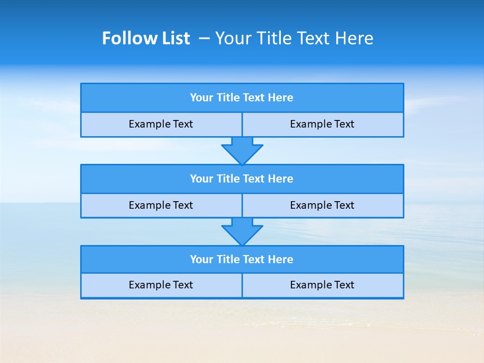 Sunshine Island Landscape PowerPoint Template