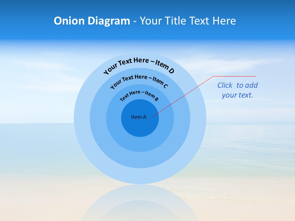 Sunshine Island Landscape PowerPoint Template