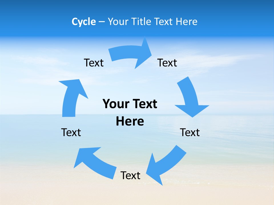 Sunshine Island Landscape PowerPoint Template