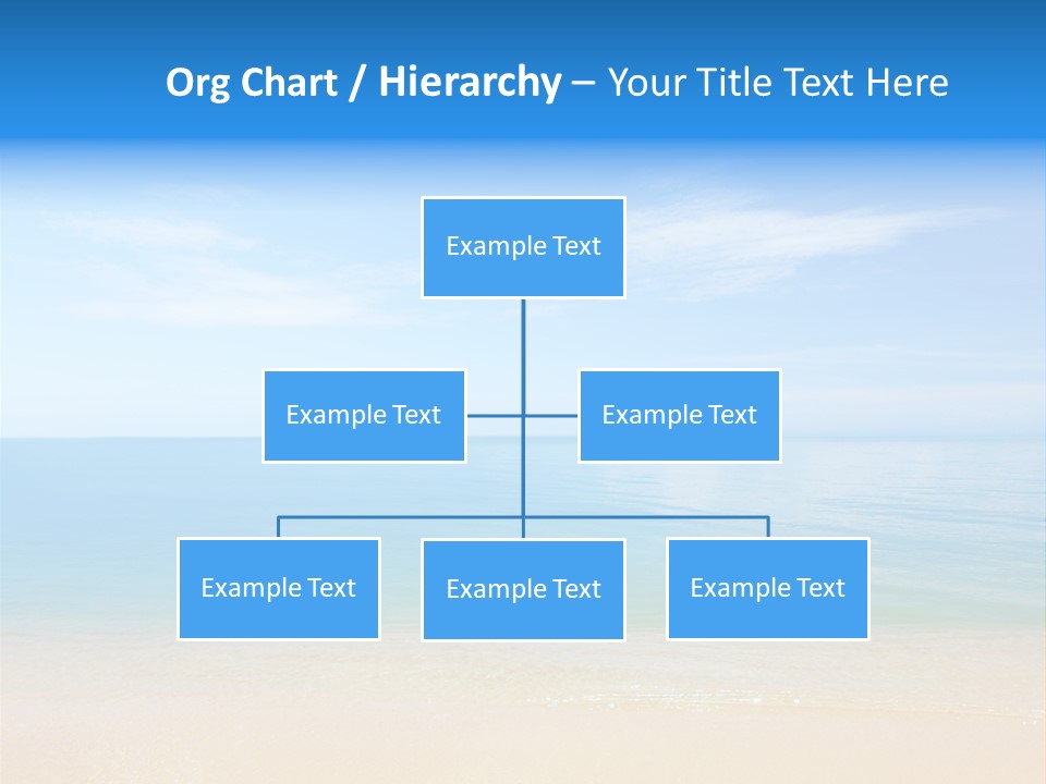 Sunshine Island Landscape PowerPoint Template