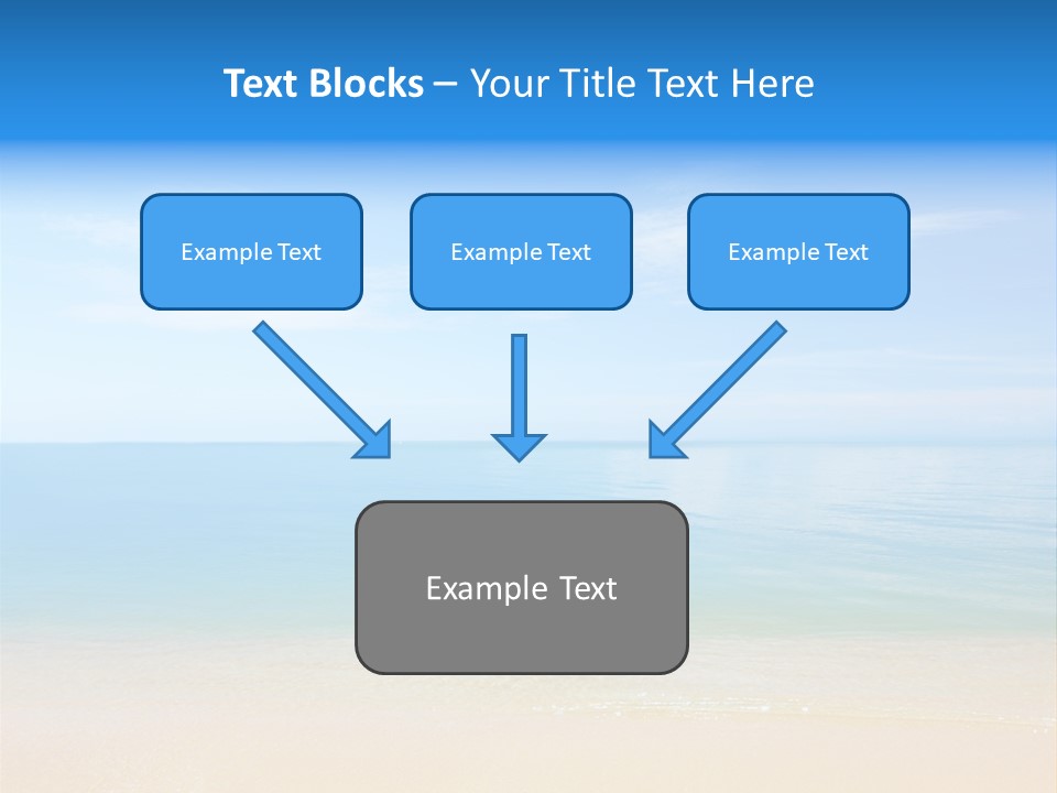 Sunshine Island Landscape PowerPoint Template