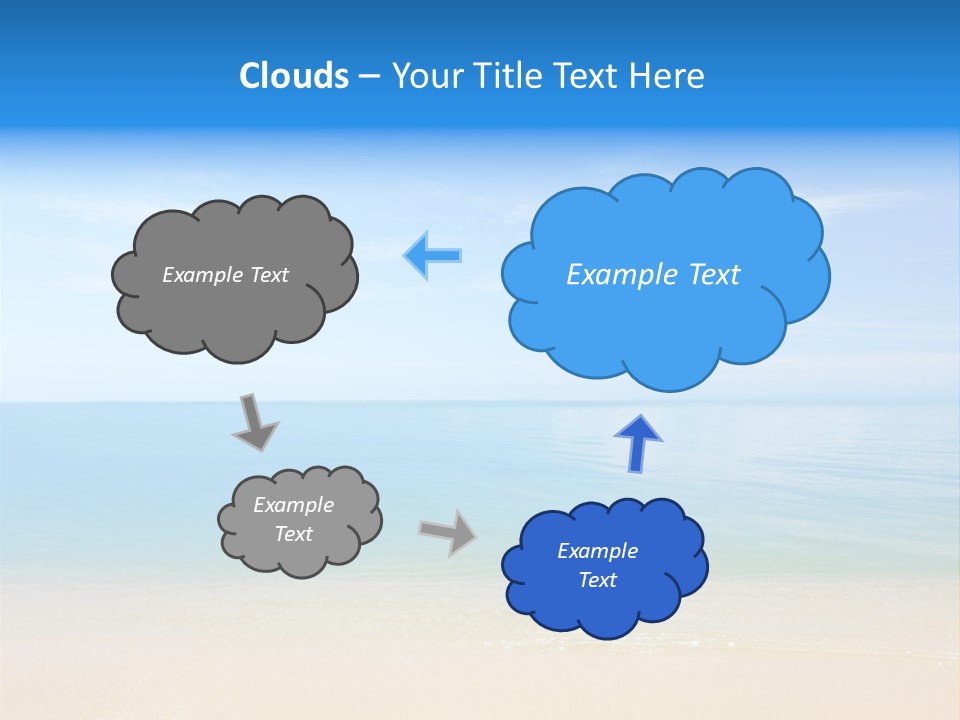 Sunshine Island Landscape PowerPoint Template